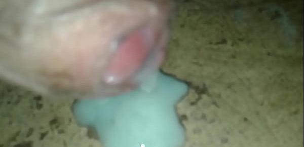  Indian teen virgin boy with 7" cock masturbating makes milky creamy thick cum